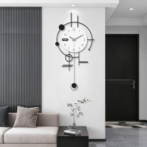 Horloge murale moderne silencieuse pour chambre et bureau