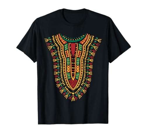African Print Traditional Tribal Dashiki Pride Attire Kente T-Shirt