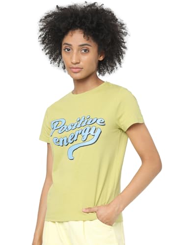Image of ONLY Women's Cotton Graphic Regular Fit T-Shirt