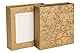 USB-Box für 1 USB-Stick mit Bildfenster. Flash Drive Aufbewahrungsbox. (Gold)