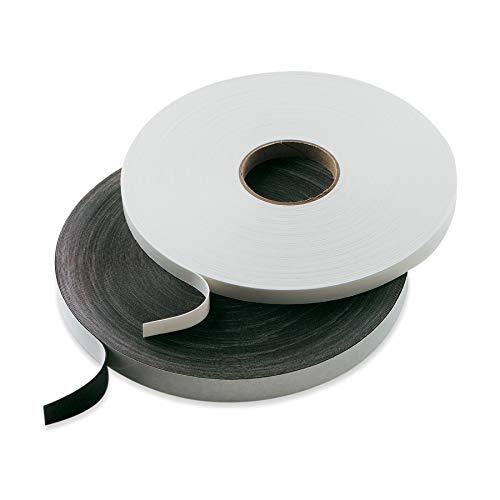 BRIXWELL T-W132X34-216 1/32 Inch Thickness X 3/4 Inch Width Mirror Mounting Two-Way Foam Tape White