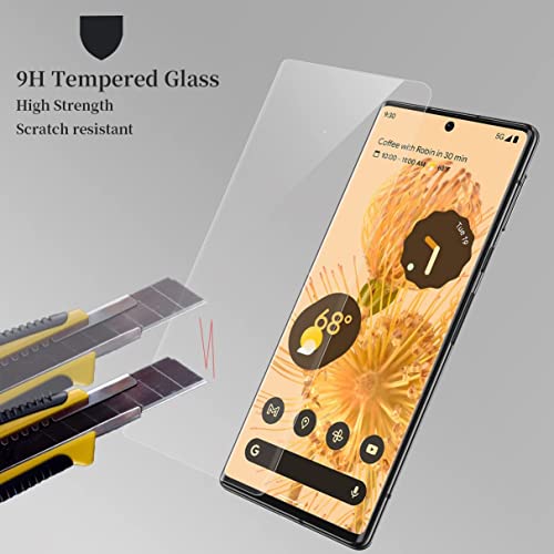 Image of STP FEEL Premium Curved UV Tempered Glass For Google Pixel 6 Pro (Transparent, Pack of 2) Advanced Border Less Full Screen Coverage UV Screen Protector Guard with Installation Kit
