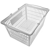 GLEAVI Korb Für Lebensmittel Und Kosmetik Handlicher Aufbewahrungskorb Großzügiger Organizer Für Supermärkte Und Snackgeschäfte Leicht Und Ergonomisch Für Täglichen Gebrauch