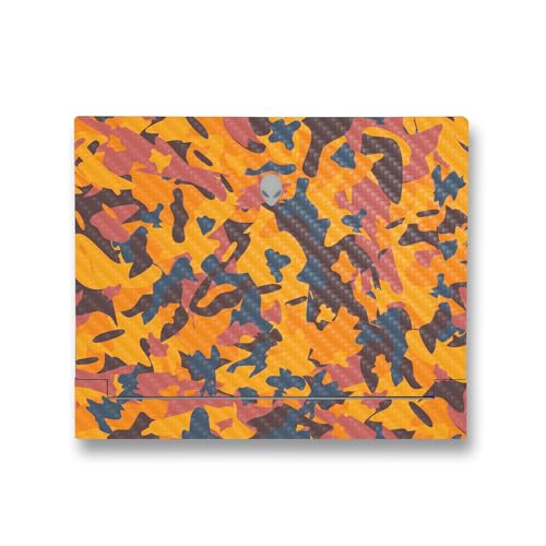 Image of MightySkins Carbon Fiber Skin Compatible with Alienware X14 R2 (2023) Full Wrap Kit - Autumn Camouflage | Protective, Durable Textured Carbon Fiber Finish | Easy to Apply | Made in The USA
