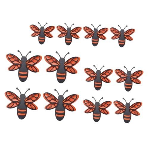Vinilos decorativos 3D abeja multicolor pack 12 unidades