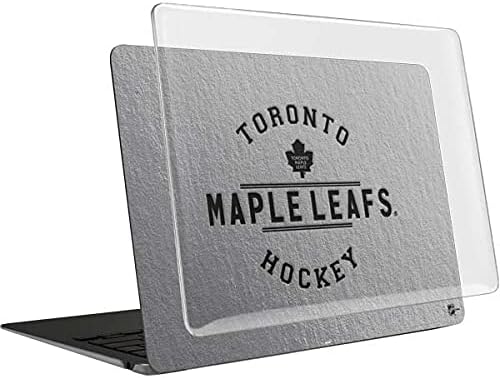 Skinit Case + Skin Compatible with MacBook Air 13in M1 (2021) - Officially Licensed NHL Toronto Maple Leafs Black Text Design