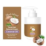 Kokosöl Gesichtshaarentfernungscreme, Coconut Oil Hair...