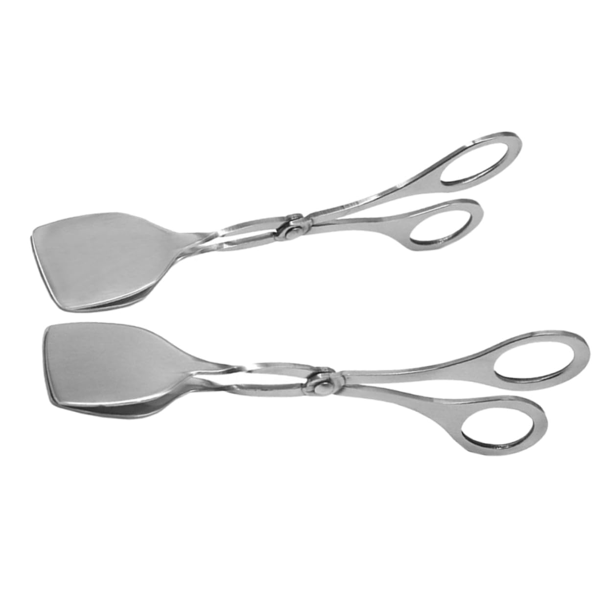 SUPVOX 3 Juegos Pinzas De Cocina Escaldado Colador Pinzas Para Pasta Tendedero De Cocina Servicio Pinzas De Ajo Estante Abrazadera Cocinando Embutido Silver Acero Inoxidable 2 Piezas * 3