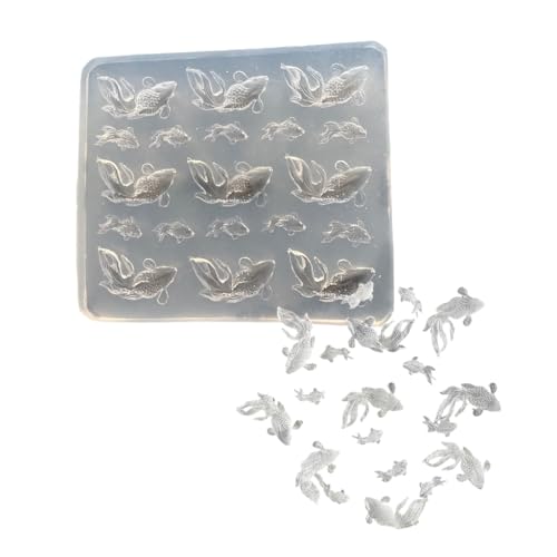 Goldfish Accessories Silicone Mold Epoxy Accessory Mould Jewelry Making Tool