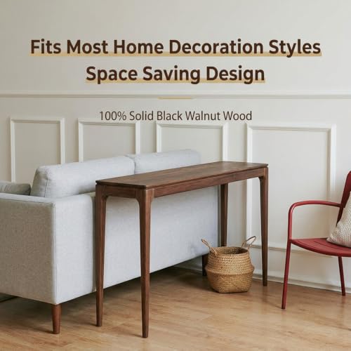 Mesa decorativa estrecha independiente para vestíbulo y entrada de piso 7