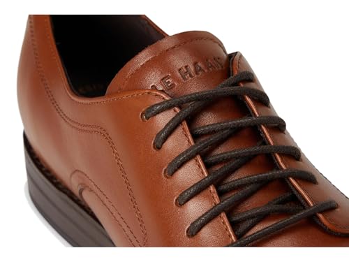 Cole Haan Men's Harmon Grand Cap Toe Oxfords, British Tan/Dark Brown Water Proof, 10-M US