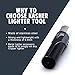 Kasher 360 Round Lighter Tool Without Lighter - Stainless Steel - Lightweight, Durable Construction, Portable - Multipurpose Tool - Usage as Cutter for Opening Box, Fix Candle Wick & More (Silver)