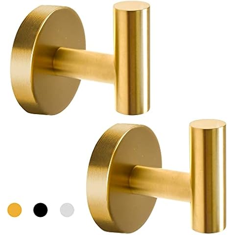 Vuzvuv Gold Towel Hook Set for Bathroom Cover