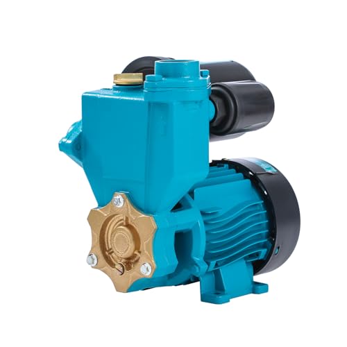 KATSU Tools Wasserdruckerhöhungspumpe, halbautomatische Druckregelung, selbstansaugend, 370 W, geeignet für Wasserhähne im Haus, Haushalt und Garten, 151407