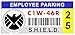 S.H.I.E.L.D. Window Cling Parking Decal