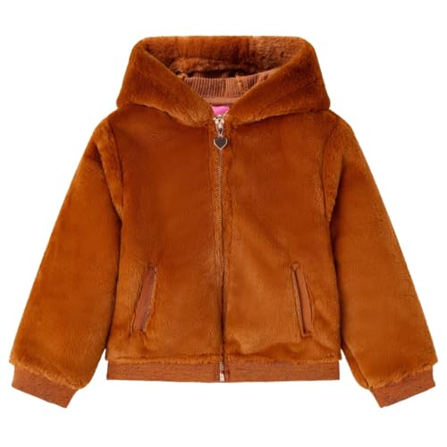 vidaXL Chaqueta con Capucha Infantil Ropa de Niños Pelo