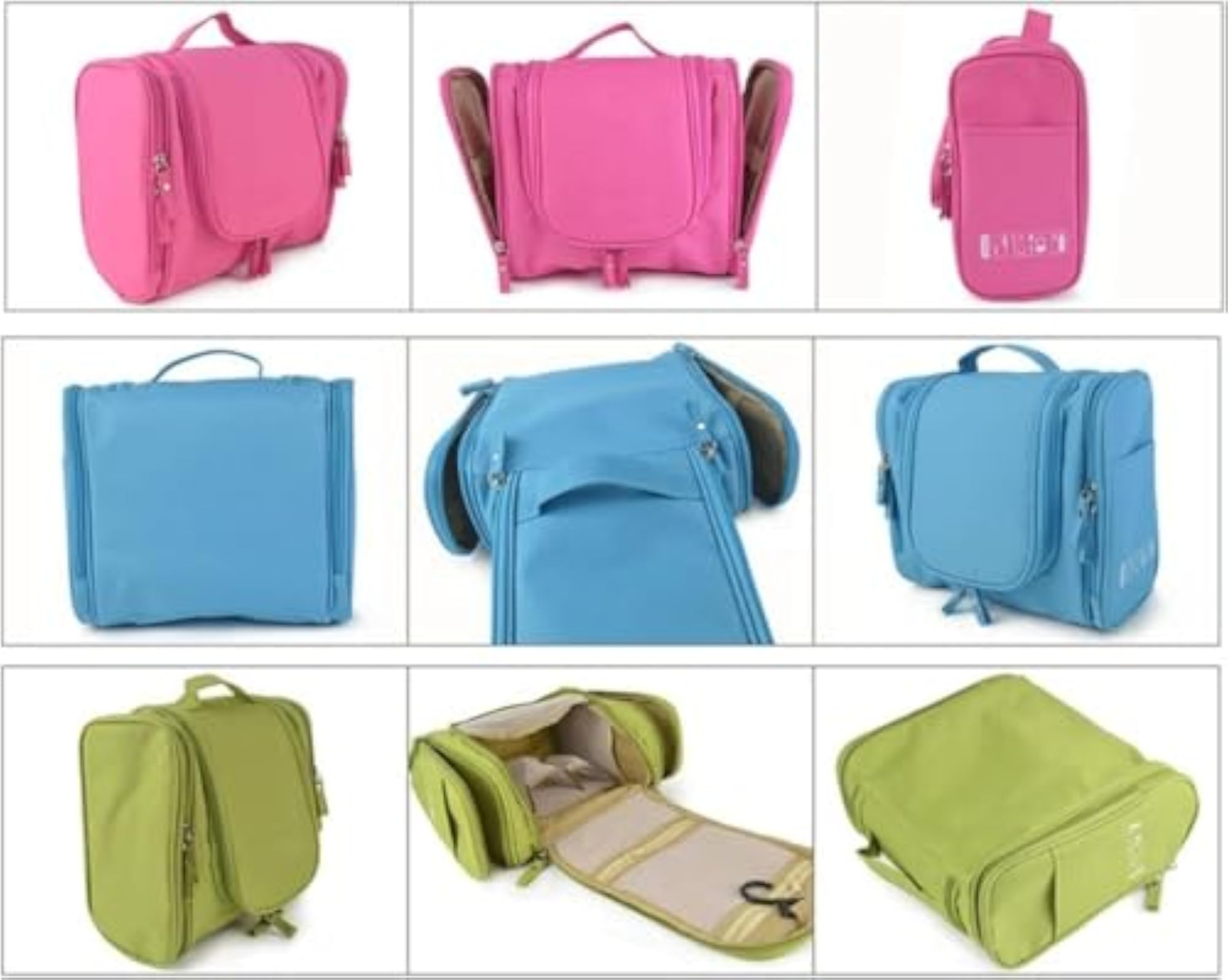 Large Capacity Hook Toiletry Bag, Travel Cosmetic Storage