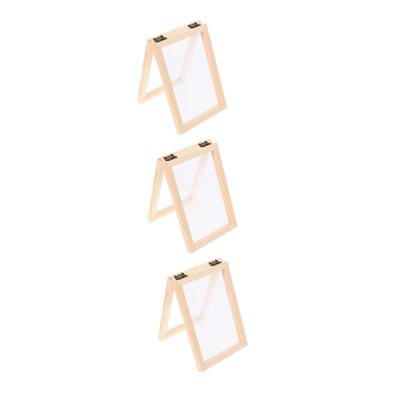 Homoyoyo Pcs Paper Making Mould Deckle Wooden Frame Screen Craft Paper Frame In-one Making Kit Safe Material for Boys and Girls Adults