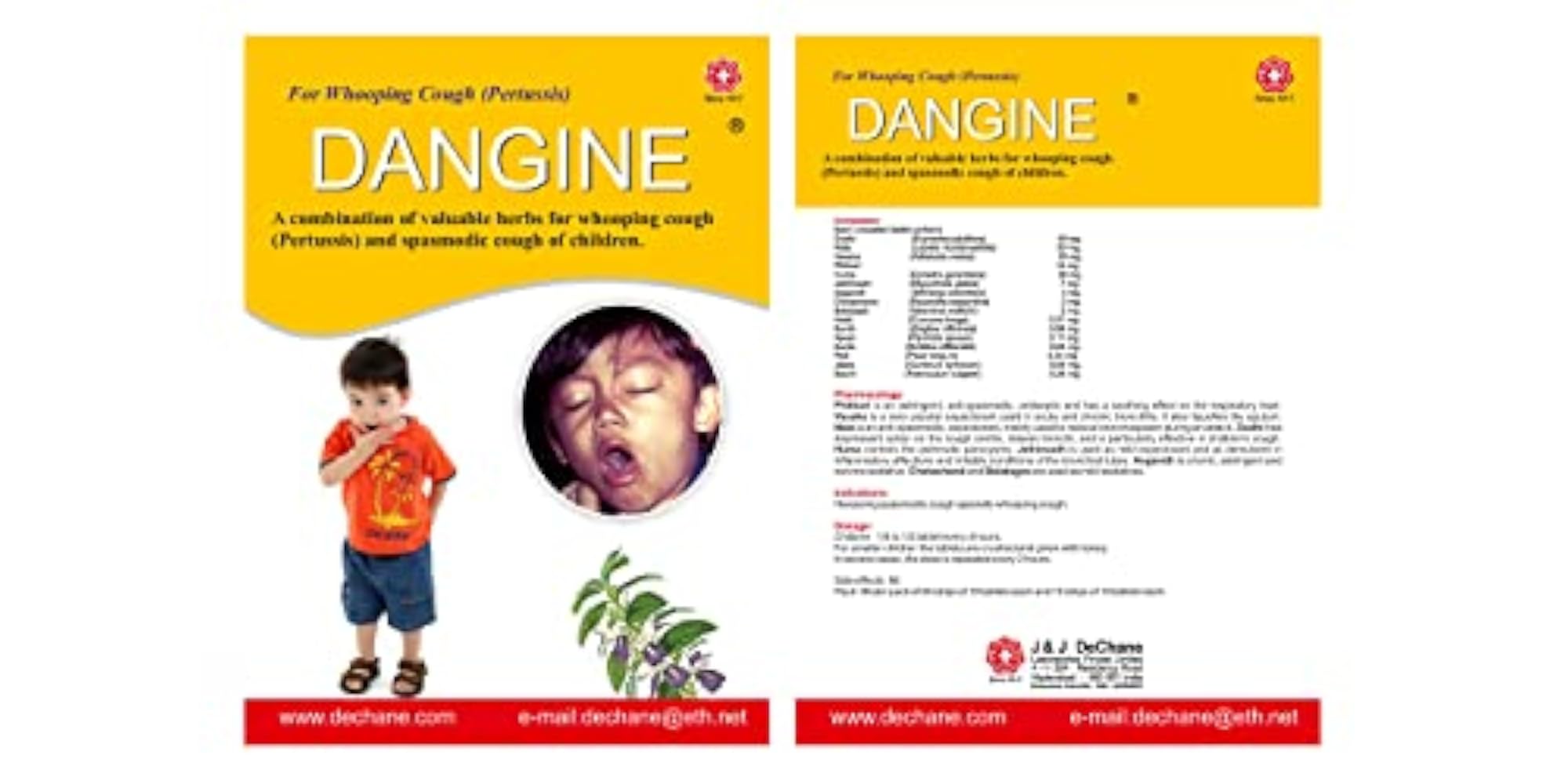 Dangine 10x10 Tabs for Whooping Cough