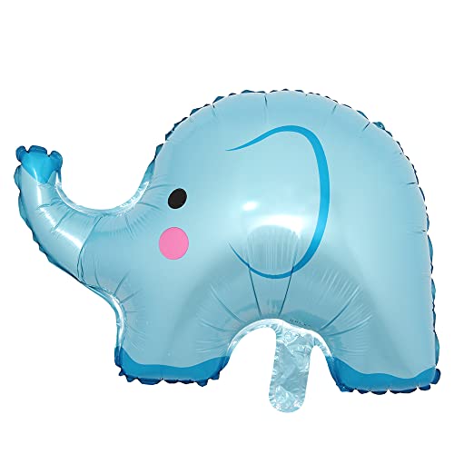 Cute Elephant Party Balloons Birthday Decoration Forest Animals Foil Balloon Kids Toys Baby Shower Party Suppliers (Elephant Blue) #TOP25
