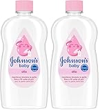 Johnsons JOHNSON'S - Baby Oil, (1 X 500 ML) (Packung mit 2)