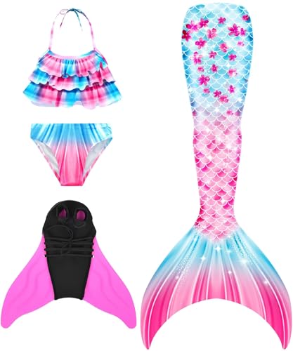 NAITOKE Aletas de natación para niñas