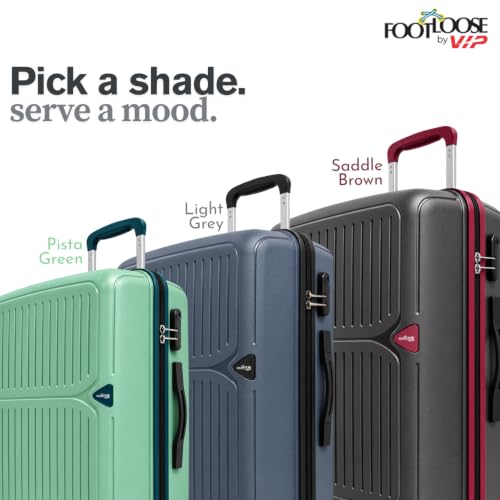 Image of Footloose by VIP Head Spin 8-Wheel Cabin Hard Case Trolley Bag, Grey