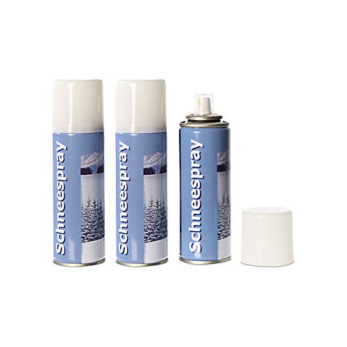 Cepewa Schneespray im 3er Set 111ml Dekoschnee Streuschnee Sprühdose...