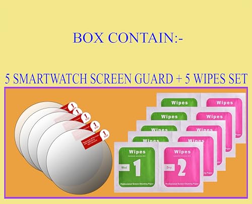 Image of DAFFIN SmartWatch Screen Guard For Zeblaze Vibe 7 Pro Smartwatch (Pack of 05)-268