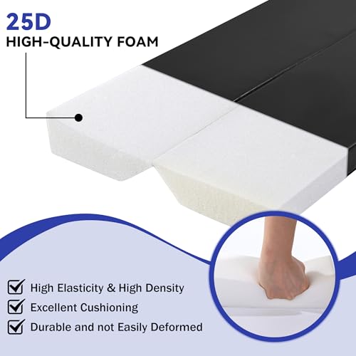 Image of ROYALAY Wall Corner Guard, Heavy Duty Corner Protectors for Safety, Foam Basketball Court, Waterproof 2 Sides Corner Pad for Gyms, Basketball Court, Playrooms, Garages, Black