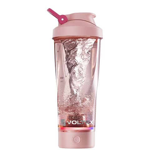Image of VOLTRX Premium Electric Protein Shaker Bottle, Made with Tritan - BPA Free - 24 oz Vortex Portable Mixer Cup /USB Rechargeable Shaker Cups for Protein Shakes