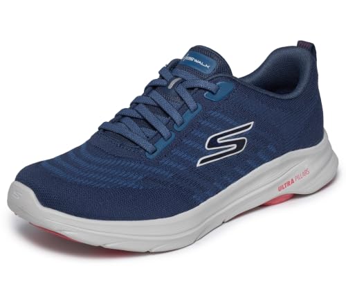 Image of Skechers Men's Go Walk 8 Day | Air-Cooled Goga Mat Insole, Ultra Go Cushioning, Dual-Density Outsole, Bungee Laces, Machine Washable