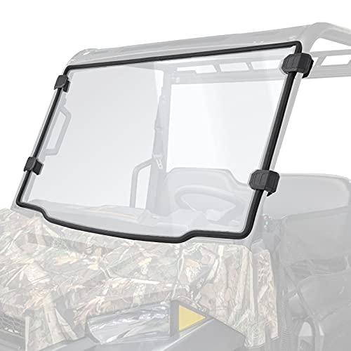 KEMIMOTO Front Windshield Compatible with Ranger Midsize 570 500 SP/Crew 2016-2025 Scratch Resistant PC UTV Windshield Compatible with 2015-2021 Ranger ETX EV Accessories Parts (Not Fit FullSize)