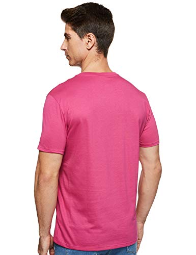 Lacoste Men's Short Sleeve V-Neck Pima Cotton Jersey T-Shirt,Gala,Large