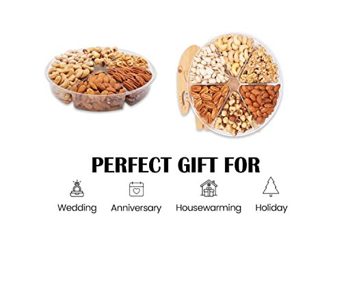 Nuts Gift Turn Into Fruit Basket, Healthy Fresh Gift Idea For Birthday, Sympathy, Office, Holiday, Business Clients, Thank You, Sympathy, Business Clients Fathers And Mother`s Day, Mothers Day #TOP3