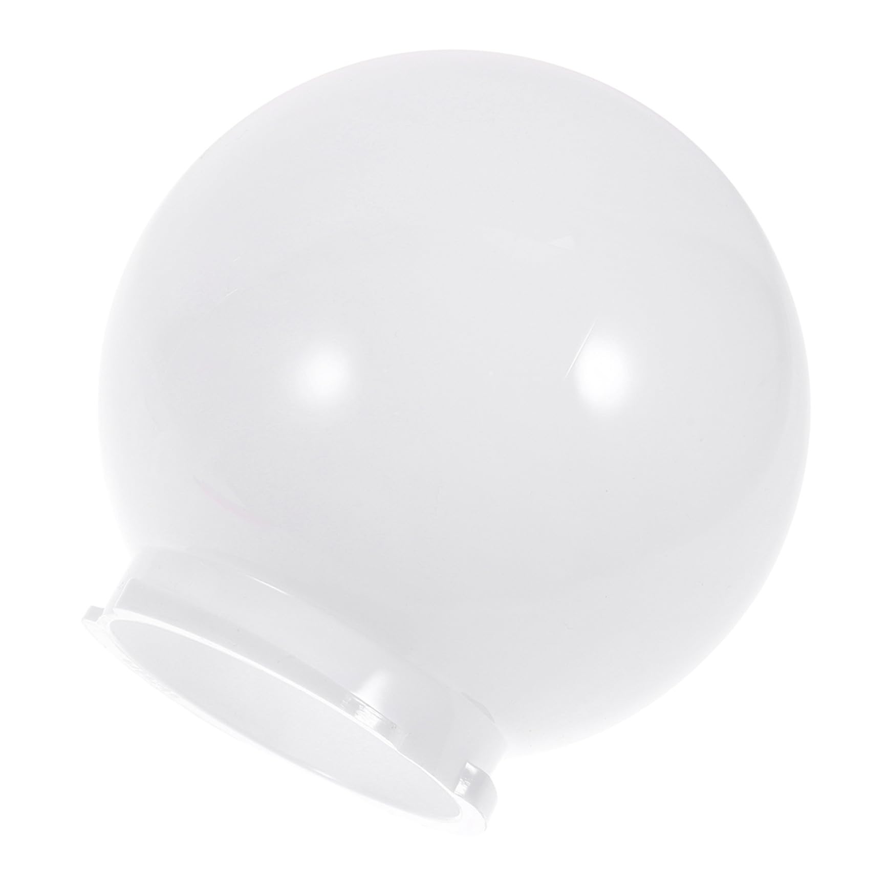 CAXUSD Spherical Lampshade Acrylic Light Cover for Outdoor Post Mount Fixture Options for Patio Lighting