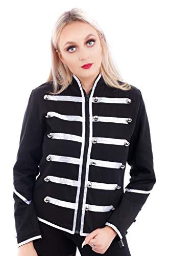 Ro Rox Women's Ladies Steampunk Military Punk Parade Jacket