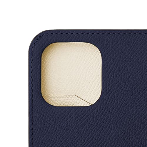 Bonaventura Noblessa Diary Smartphone Case [Compatible With Iphone 14 Pro Max, Navy & White] Bodn14Pm-Nawh #TOP2