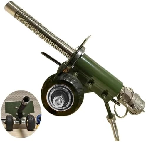 STONESTAR Mini Cannon Model With Recoil - Stainless Steel, Hand-Polished, Green Finish