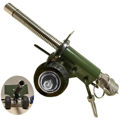 Muhubaih Firecracker Artillery Cannon, Mini Cannon Model, Stainless Steel Firecracker Launcher Artillery Cannon, 2024 New Cannon Handcraft Model Desktop Ornaments Home Office Decor Collection