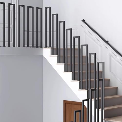 Rampe d'escalier contre les chutes avec profil carré de 65cm - 4