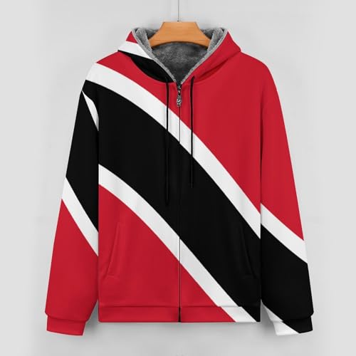 Veste polaire chaude de style décontracté avec fermeture éclair intégrale et capuche - 5
