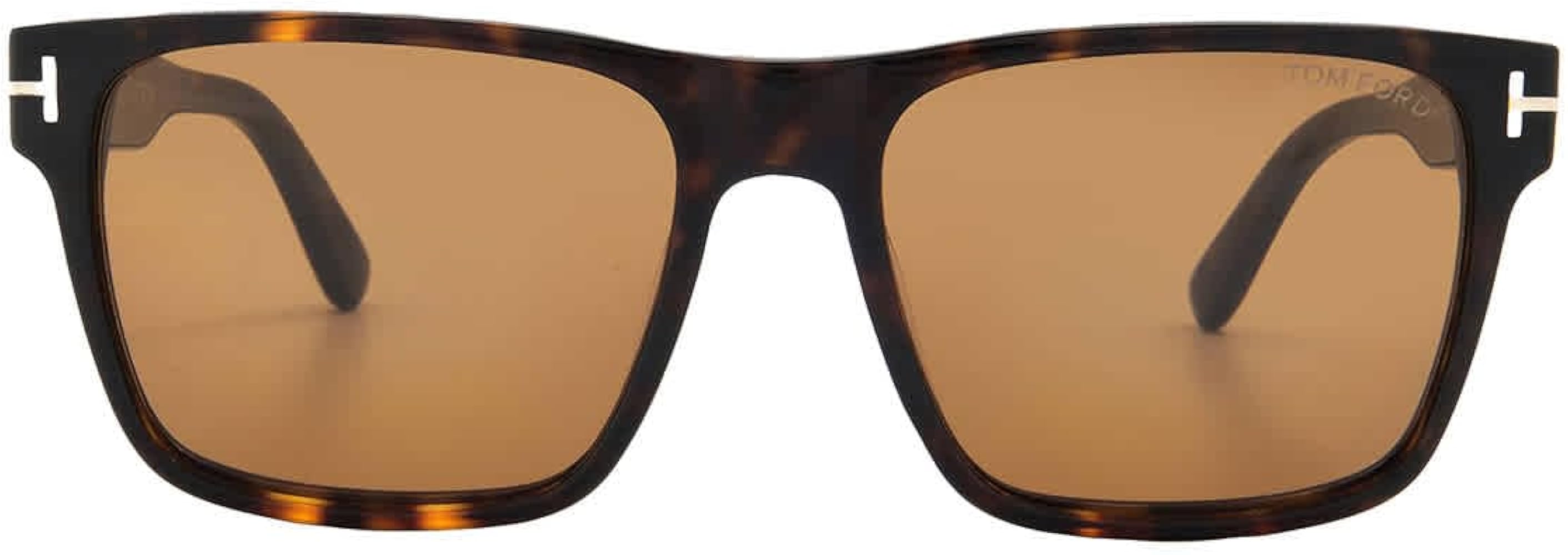 Amazon.com: Tom Ford Calder Brown Square Men's Sunglasses FT1205