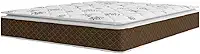 Colchão Casal Queen Molas Ensacadas Pillow Top Martino 158x198x25cm Marrom/branco Umaflex - Suporta até 120kg por Pessoa
