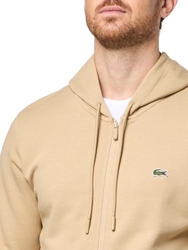Image of Lacoste Men's Classic Fit Zipped Fleece Sweatshirt