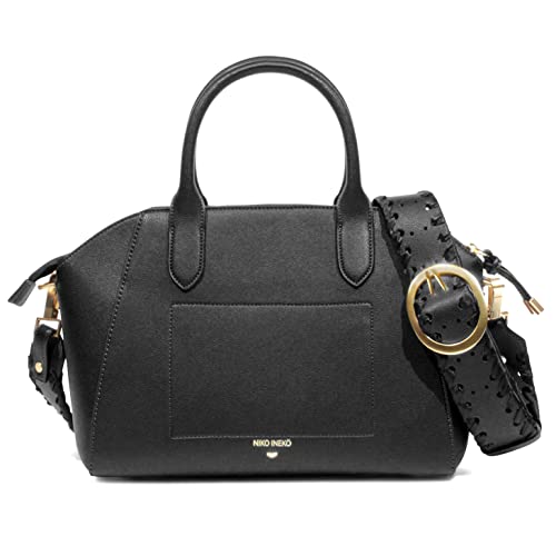 Women's Bowler Shoulder Bag Kitty Snout Hardware3