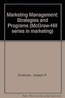 Marketing Management (McGraw-Hill series in marketing) 0070489246 Book Cover