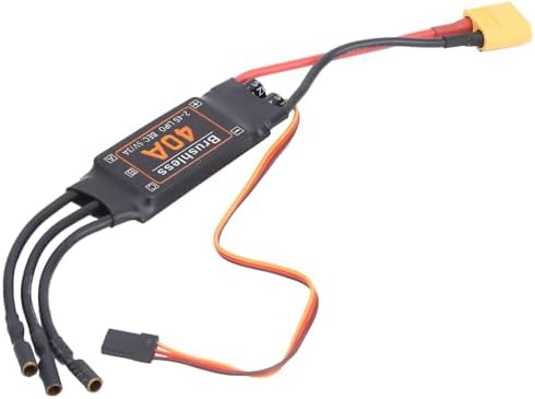 Brushless Speed Controller, KIMISS 40A Brushless Esc Speed Controller 5V/3A BEC Output for RC Drone - Airplanes Accessory RC Plane Electronics - Support A Variety of Program Methods