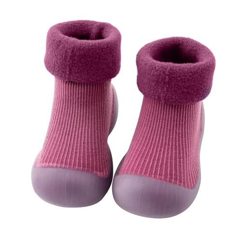 MaNMaNing Kinder Hausschuhe Weich Sohle rutschfest für Winter...