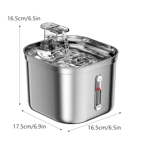 Fuente automática de agua para mascotas 2.20L miniatura 3